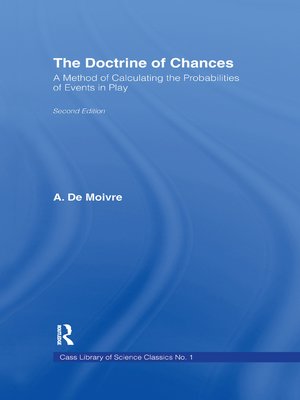 cover image of The Doctrine of Chances